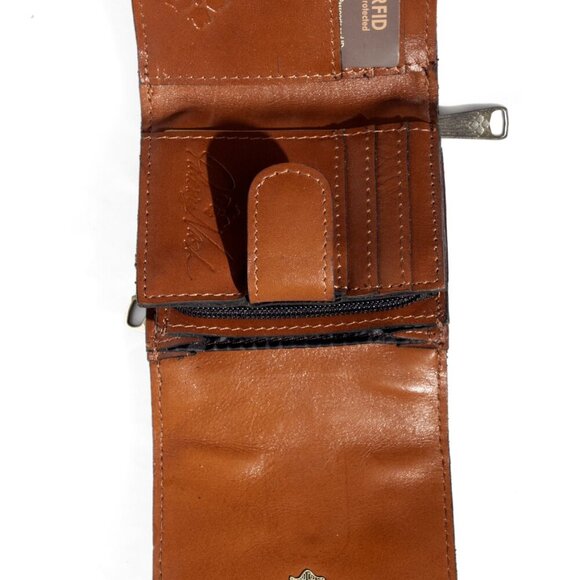 Patricia Nash Brown Embossed Wallet - Picture 3 of 3